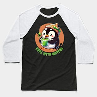 Matcha penguin Baseball T-Shirt